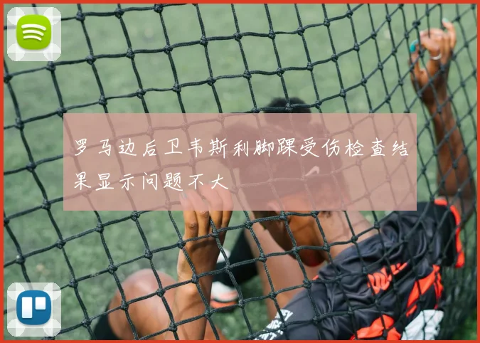 罗马边后卫韦斯利脚踝受伤检查结果显示问题不大